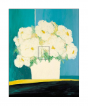 Fleurs Blanches au Pot Blanc