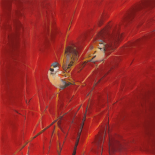 Crimson Sparrows II