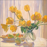 Yellow Tulips And Apples