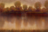 Marsh Of The Warm Sunset