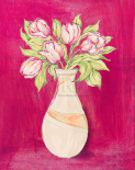 Les Fleurs Rose I