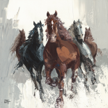 Les Chevaux II