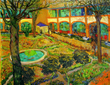 le jardin de hopital &agrave; arles