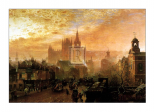 Sunset (Saint Pancras Hotel and Station from Pentonville Road
