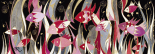 Poissons rouge et gris